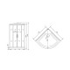 Душевая кабина Timo Standart Black T-6609B, 90x90x220