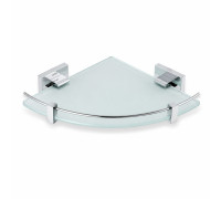 Полка угловая стеклянная GAPPO G0721-1, хром