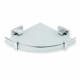 Полка угловая стеклянная GAPPO G0721-1, хром