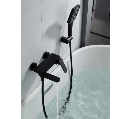 Смеситель для ванны Shevanik S4552H, черный