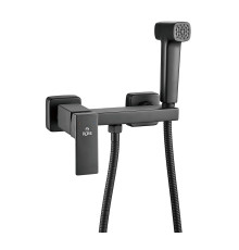 Гигиенический душ со смесителем Rose R2805H-1, черный