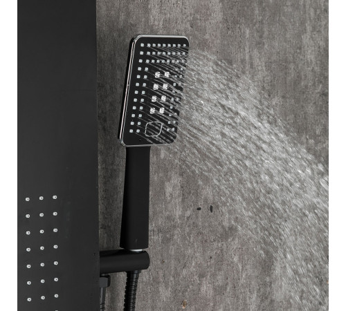 Душевая панель Frap F24005-6, черный
