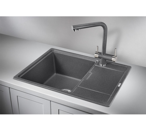 Кухонная мойка Granula 6503, ГРАФИТ