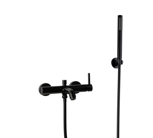 Смеситель для ванны FILARETE Roun FL2120BL, черный