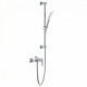 Смеситель для душа с гарнитуром BRAVAT F9809940CP-B-SW, хром