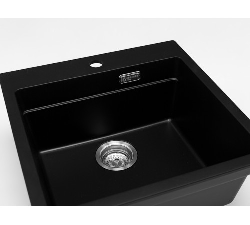 Кухонная мойка Grandex Aqua Comfort 500405, черный металлик