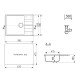 Кухонная мойка Ulgran Quartz Prima 700-08, космос