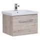 Тумба с раковиной подвесная Dreja Big Inn 65 см, дуб кантри