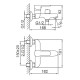 Смеситель для ванны FRUD R32157, хром
