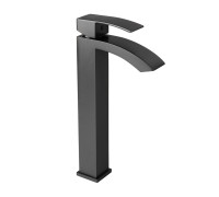 Смеситель для раковины высокий FILARETE Waterfall FL6010BG, графит