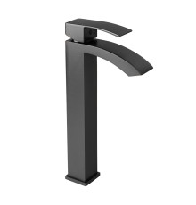 Смеситель для раковины высокий FILARETE Waterfall FL6010BG, графит