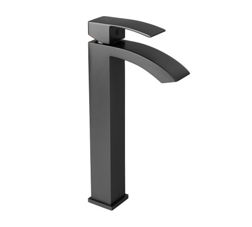 Смеситель для раковины высокий FILARETE Waterfall FL6010BG, графит