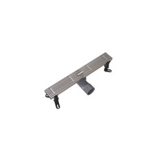 Душевой трап линейный Knotlor SDRW0400LBS, матовая сталь