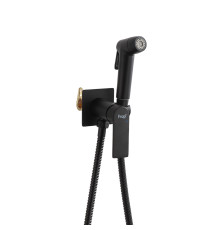 Гигиенический душ со смесителем FRAP F7571-6, черный