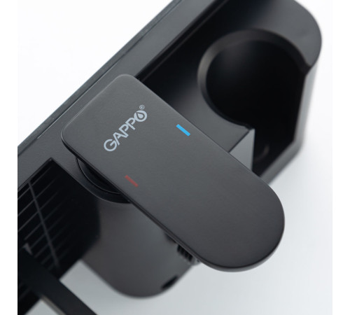 Гигиенический душ со смесителем и полочкой GAPPO G7295-16, черный