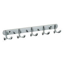 Планка с крючками Savol S-002255, хром