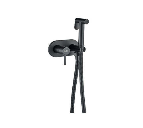 Гигиенический душ со смесителем Haiba HB5515-7, черный