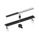 Душевой лоток (двухсторонняя решетка) TIMO Drain System DS230208/03, черный