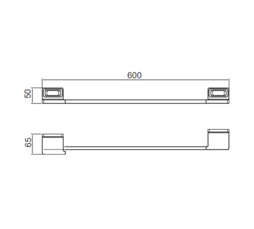 Полотенцедержатель GAPPO G30801, хром