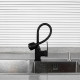 Смеситель для кухни с гибким изливом и режимом душ FRUD R44152, черный