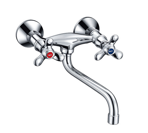 Смеситель для кухни настенный FRAP F4612, хром