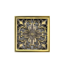 Решетка для душевого трапа Bronze de Luxe 21975, бронза