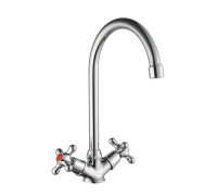 Смеситель для кухни VODA Ladoga LDG519, хром