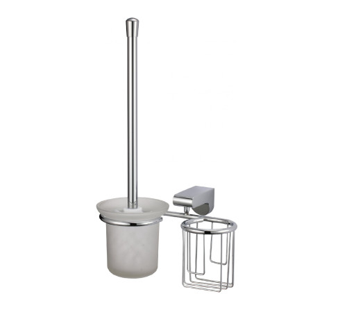Ершик с держателем освежителя Savol S-L07394, хром