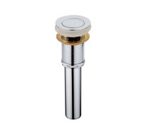 Донный клапан с переливом Frap F66-2, хром