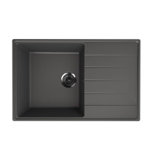 Кухонная мойка Ulgran Quartz Prima 780-09, мокрый асфальт