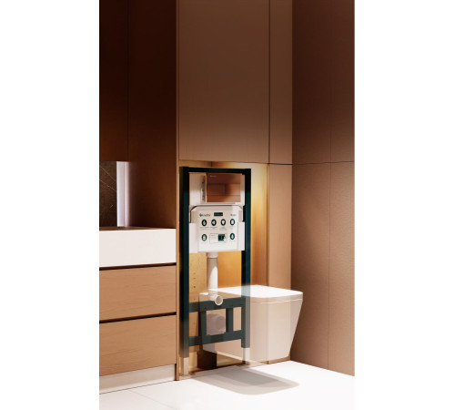 Инсталляция для подвесного унитаза Knotlor ISWC501FG, бирюзовый (серия 2)
