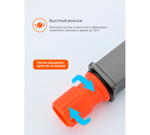 Смеситель для раковины Prohanss P60.10.09, графит