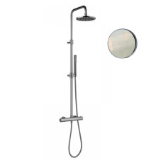 Душевая система с термостатом Webert Elio EL980507345METAL, никель