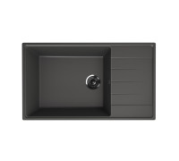 Кухонная мойка Ulgran Quartz Prima 860-09, мокрый асфальт