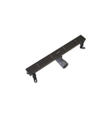 Душевой трап линейный Knotlor SDRW0500LGM, вороненая сталь