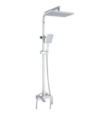 Душевая система Rose R1536F, белый/хром
