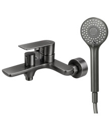 Смеситель для ванны Maretti Ритта-ГМ RIGM22RF505, оружейная сталь