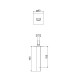 Излив Webert Pegaso AC0327015, хром