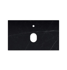 Столешница La Fenice Granite Black Olive Light Lappato Terra 80 см, черная