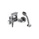 Смеситель для ванны Bravat Riffle F672106C-B, хром