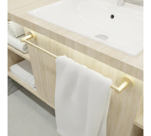 Полотенцедержатель FIXSEN COMFORT    GOLD FX-87001, золото матовое