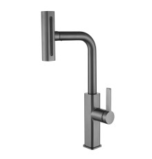 Смеситель для кухни Fmark FS8266Q, графит