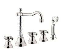 Смеситель на борт ванны Fiore MARGOT 26CR0607, хром