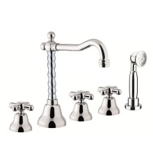 Смеситель на борт ванны Fiore MARGOT 26CR0607, хром