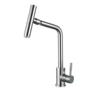 Смеситель для кухни Haiba HB73304-1, сталь