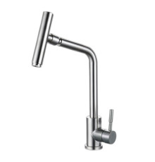 Смеситель для кухни Haiba HB73304-1, сталь