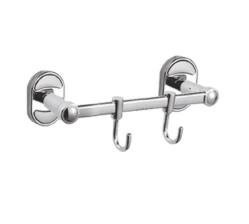 Планка с крючками для полотенец D-Lin D289700-2, хром