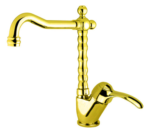 Смеситель для раковины Webert Aurora AU831702010, золото