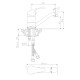 Смеситель для раковины WesnaArt PROF PRO18-220, хром