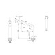 Смеситель для кухни Bravat Ozen F7354388CP-ENG, хром